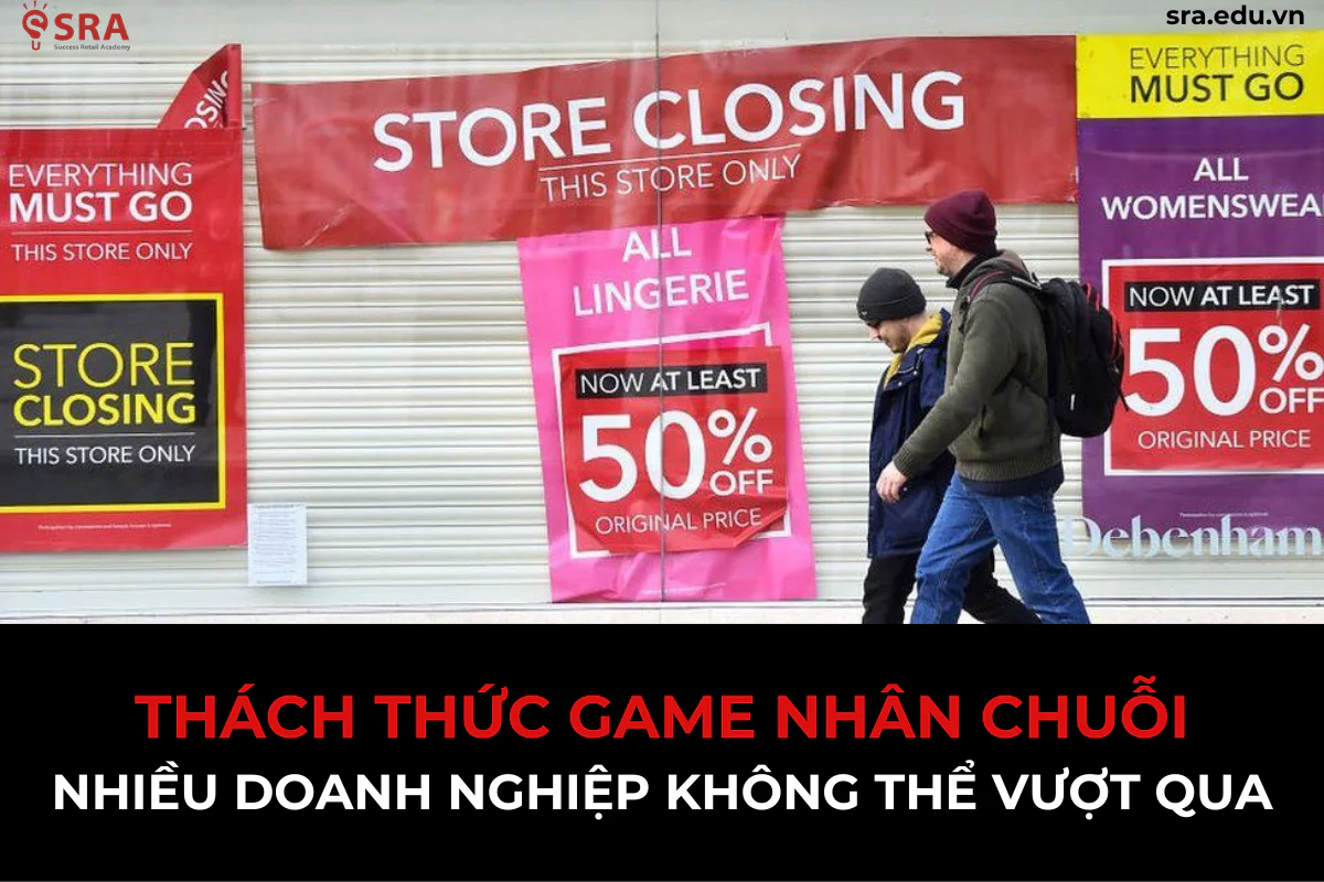 Thách thức game nhân chuỗi khiến nhiều doanh nghiệp không thể vượt qua