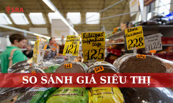 Định giá tham chiếu giúp khách hàng nhanh chóng hình thành nhận thức rằng siêu thị đang bán “giá tốt”