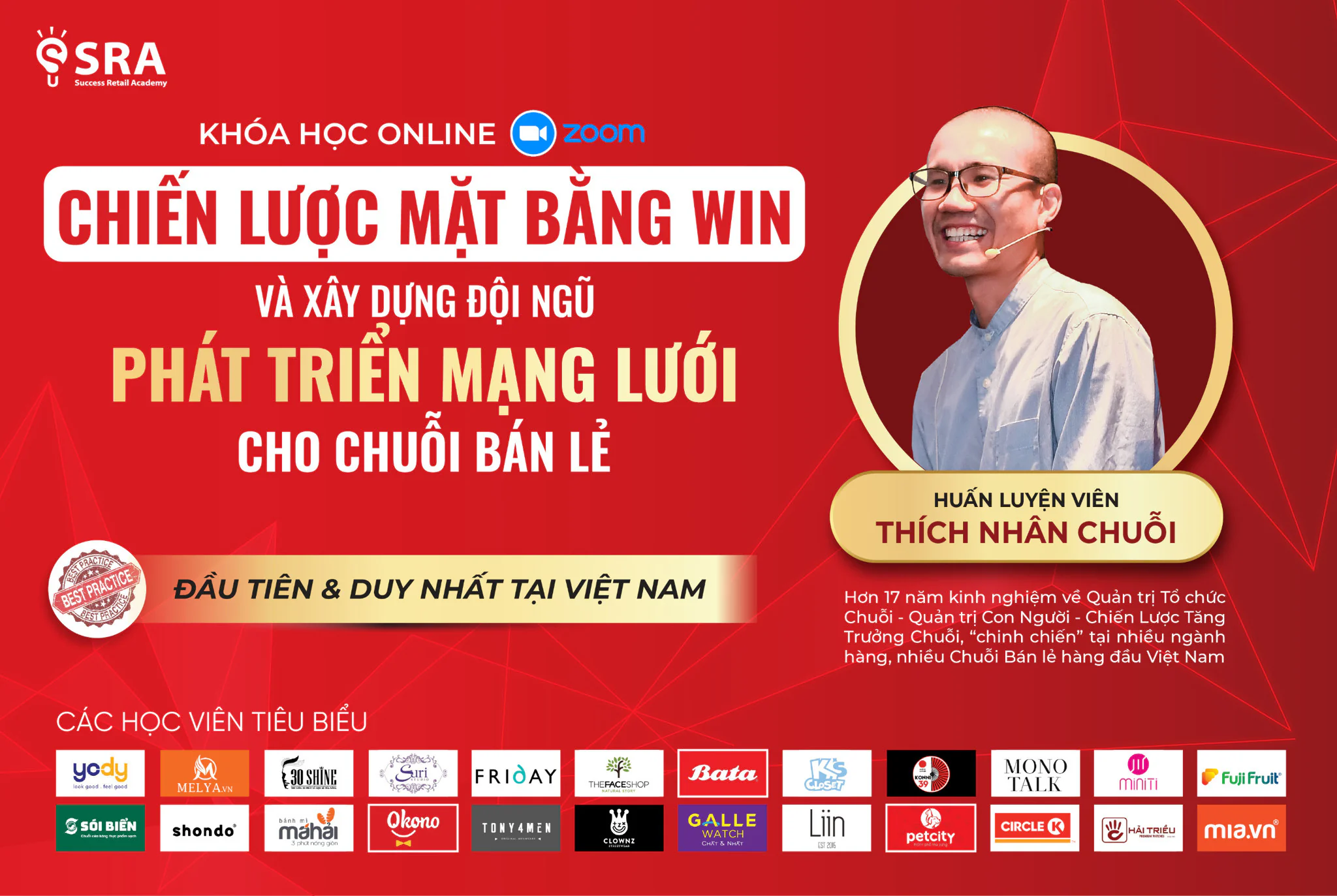 Chiến lược mặt bằng WIN và xây dựng đội ngũ phát triển mạng lưới cho Chuỗi bán lẻ (Tự sở hữu và Nhượng Quyền)