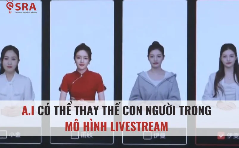 Xu hướng mô hình livestream mới từ AI