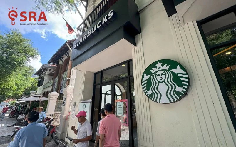 Mặt bằng của chuỗi cà phê Starbucks
