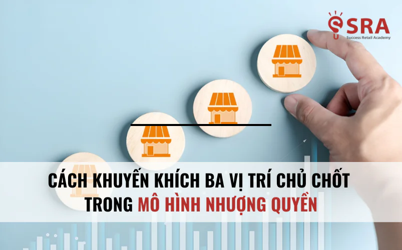 Cách khuyến khích ba vị trí chủ chốt trong mô hình nhượng quyền