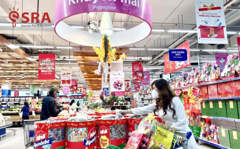 Thực hiện chương trình khuyến mại tại điêm bán