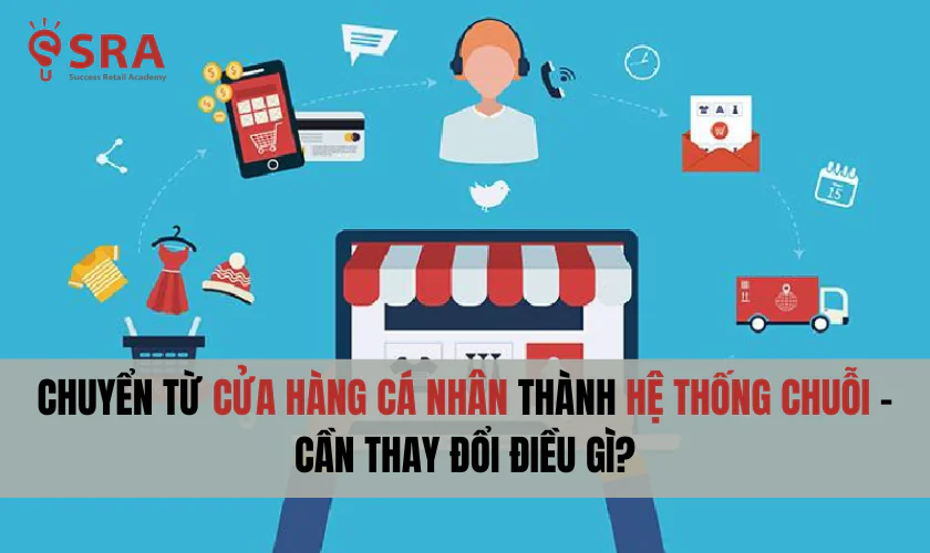 Chuyển từ cửa hàng cá nhân thành hệ thống chuỗi – cần thay đổi điều gì?