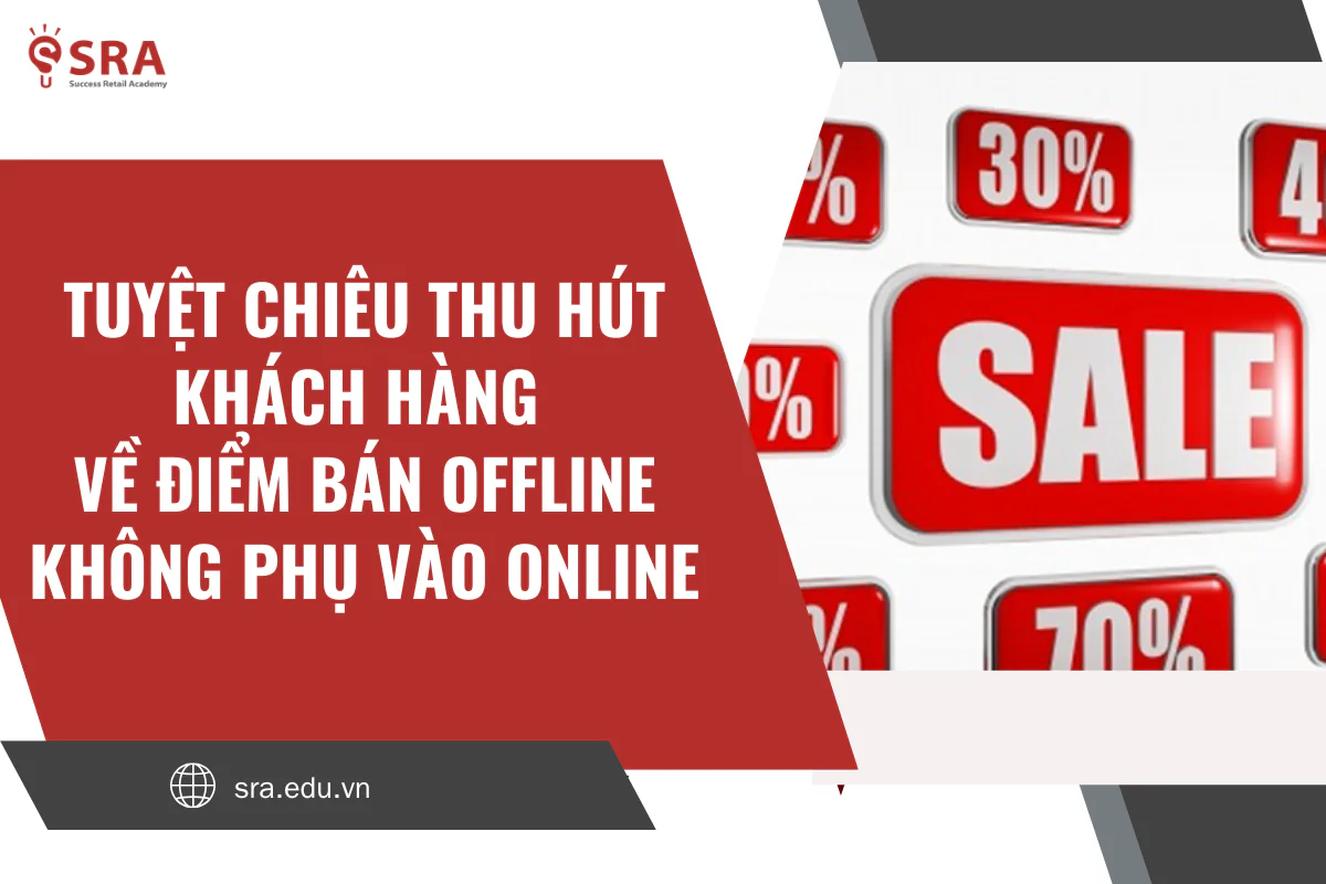 Tuyệt chiêu thu hút khách hàng về điểm bán Offline không phụ thuộc vào Online