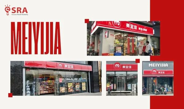 Chiến lược phủ sóng “500m một cửa hàng” giúp Meiyijia trở thành thương hiệu quen thuộc ở mọi khu phố