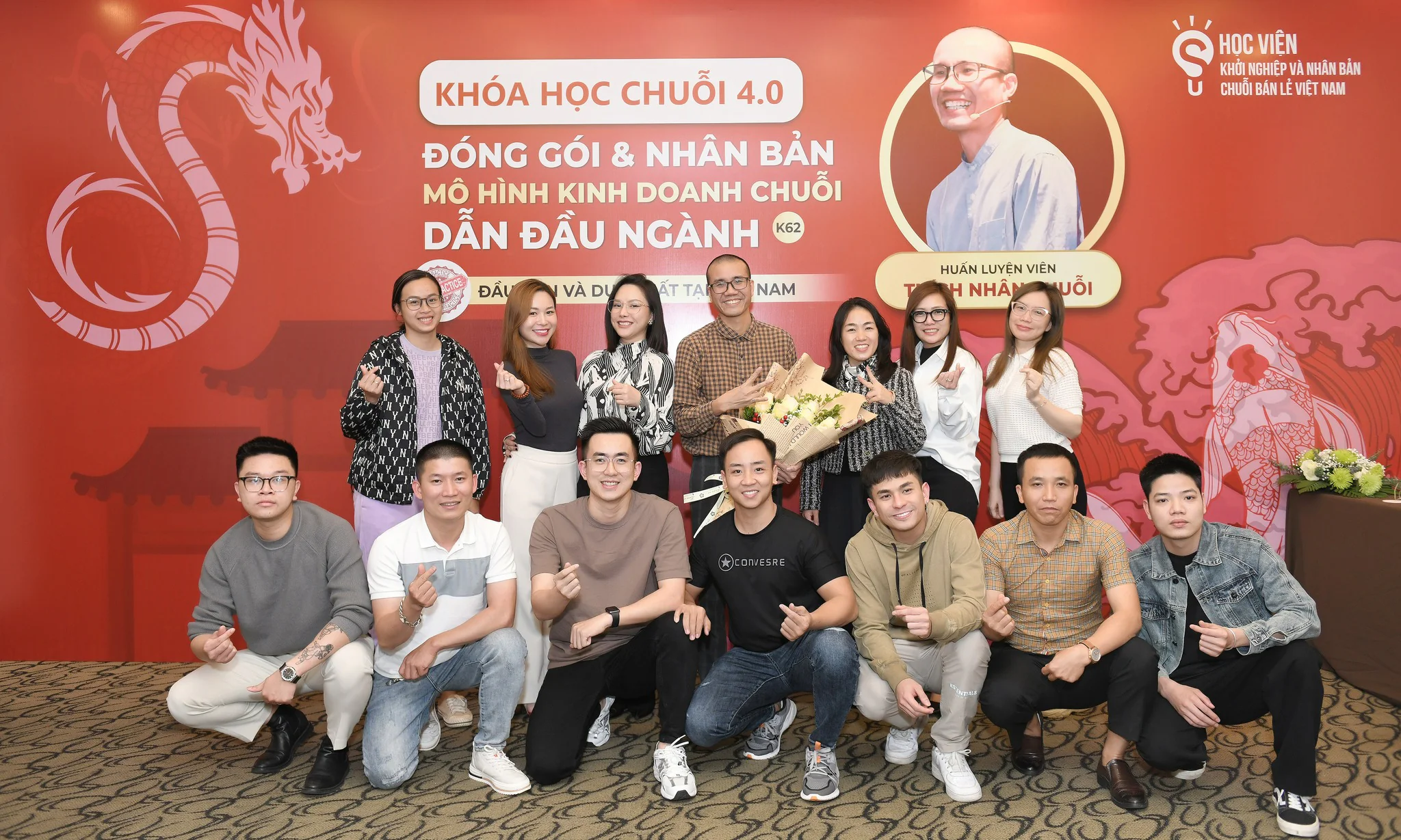 Bế giảng khóa học Chuỗi 4.0 - Đóng gói & Nhân Bản mô hình kinh doanh chuỗi dẫn đầu ngành K62