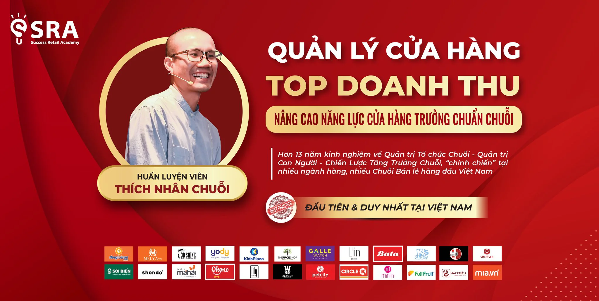 Quản lý cửa hàng đạt TOP DOANH THU Nâng cao năng lực & Chủ Động của đội ngũ Cửa Hàng Trưởng