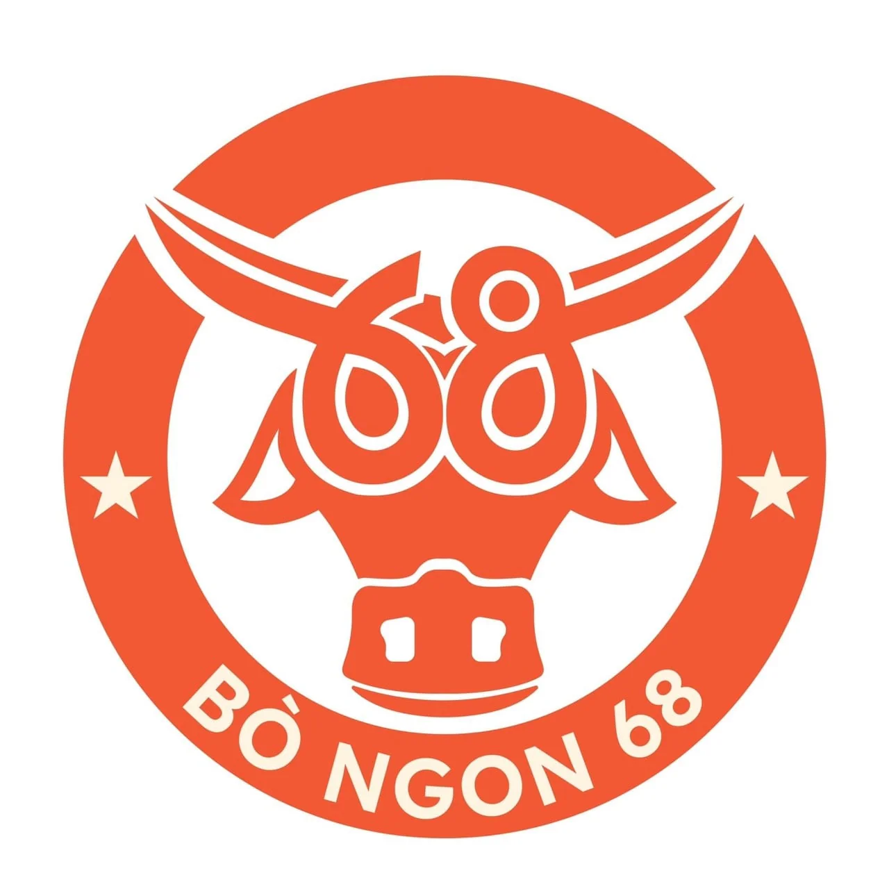 Logo Bò Ngon 68 - học viên tiêu biểu ngành F&B của Trường SRA