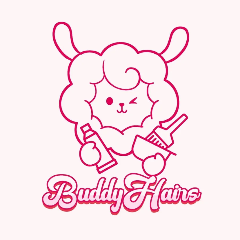 Logo BuddyHair - học viên tiêu biểu ngành thời trang của Trường SRA