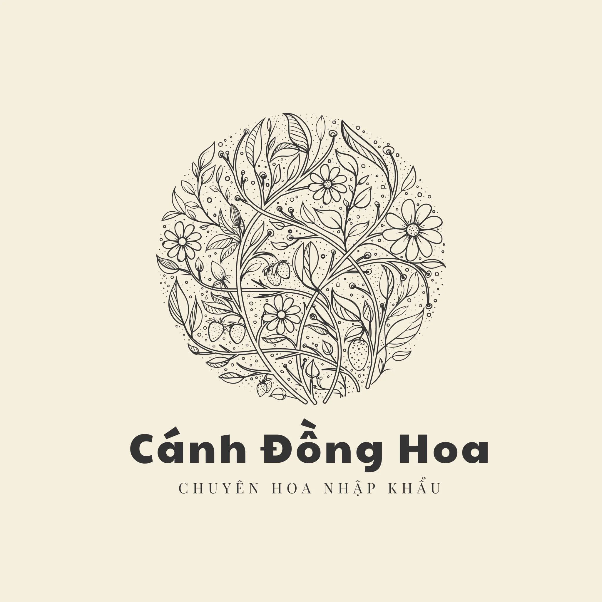 Logo Cánh Đồng Hoa - học viên tiêu biểu các ngành bán lẻ, dịch vụ của Trường SRA