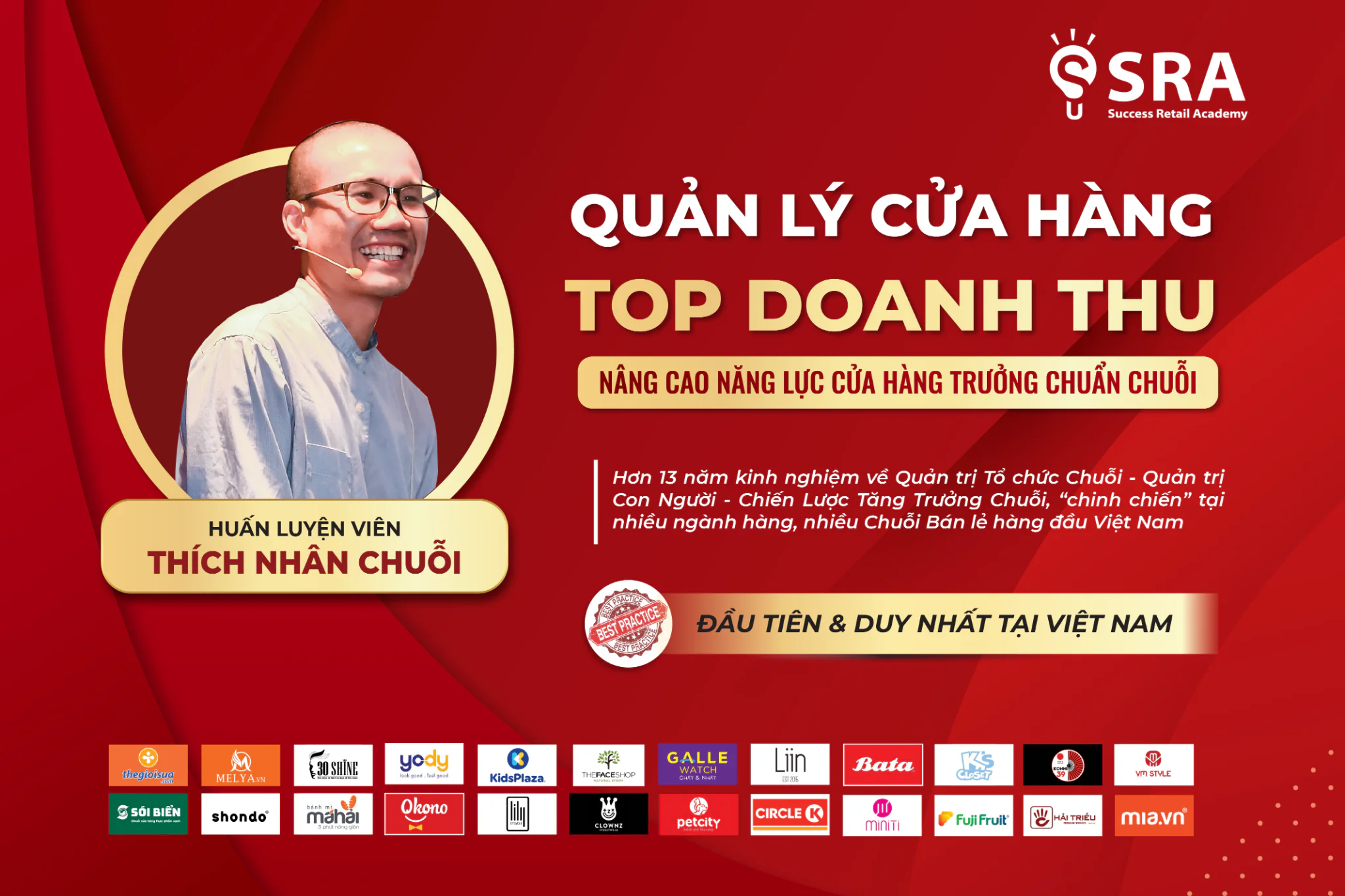 K14 - Quản lý cửa hàng TOP doanh thu - Khoá đặc biệt dành cho Cửa hàng trưởng